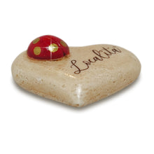 Carica l'immagine nel visualizzatore di Gallery, CUORE CALAMITA CON COCCINELLA