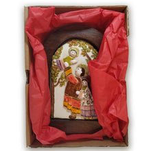 Carica l&#39;immagine nel visualizzatore di Gallery, PRESEPE AMORE con cornice
